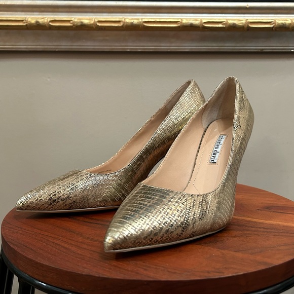 Charles David Fine Leather Pumps - Picture 2 of 9
